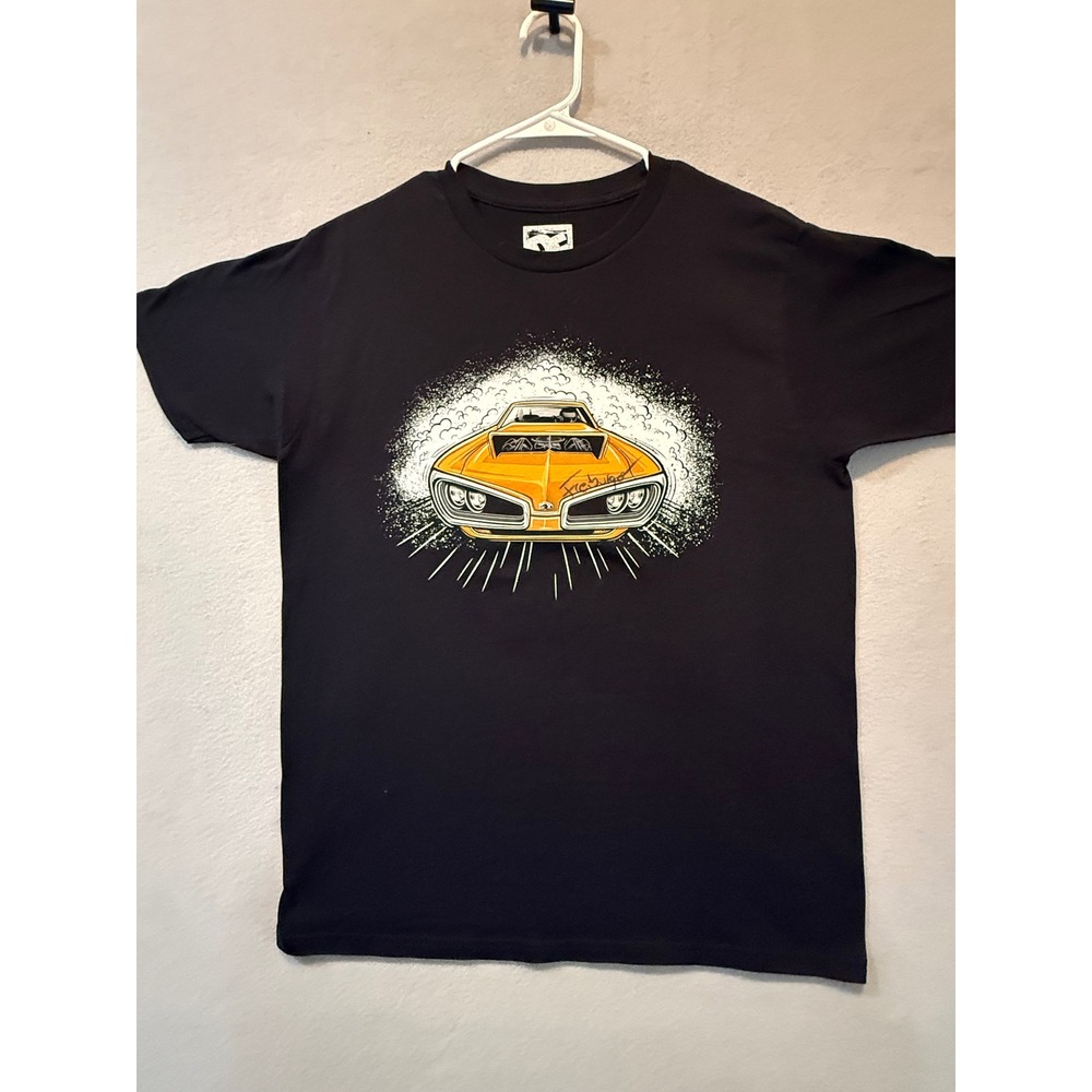 David Freiburger Muscle Car Graphic T-Shirt Mens Medium Black DF Roadkill USA